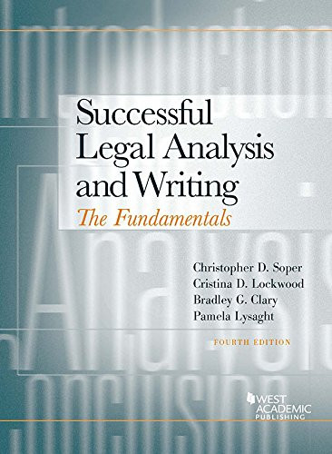 Successful Legal Analysis and Writing: The Fundamentals (Coursebook)