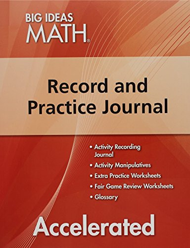 BIG IDEAS MATH Accelerated: Record & Practice Journal Red/Course 2
