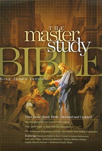 KJV Master Study Bible, Burgundy Paper Over Board Indexed