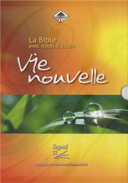French Study Bible, Segond 21, Imitation Leather, la Bible avec notes d'tude Vie nouvelle