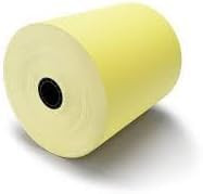 (10 Rolls) 3 1/8 x 180 Yellow Thermal Paper Receipt Rolls (55 GSM Paper Thickness) fits all Clover POS Cash Register Printers, Blue Thermal Paper from BuyRegisterRolls