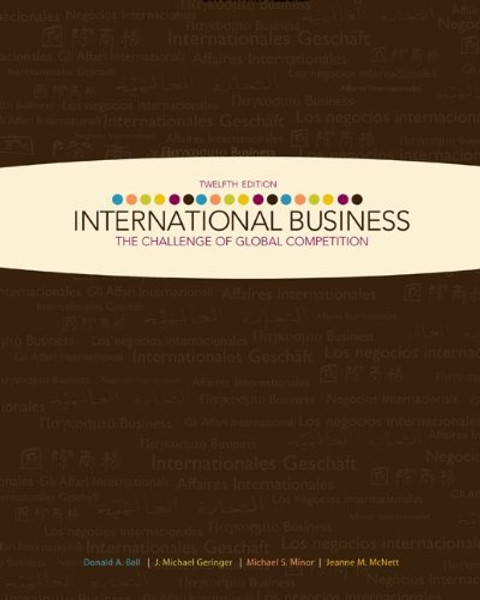International Business: The Challenge of Global Competition w/ CESIM access card