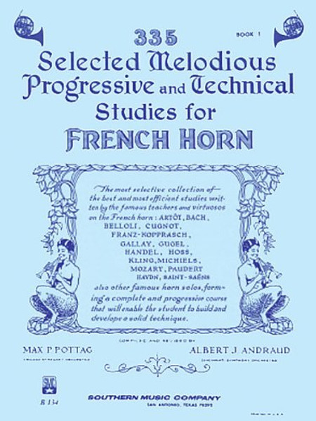 335 Selected Melodious Progressive Technical Studies for French Horn, Book 1