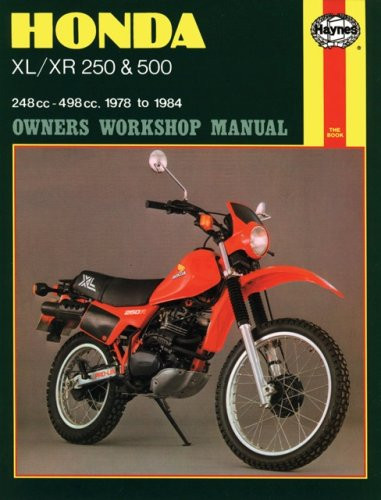 Honda XL / XR '78'84 (Owners' Workshop Manual)