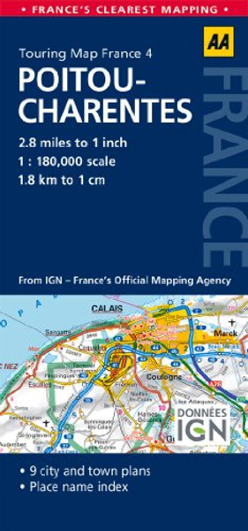 Road Map Poitou-Charentes (Road Map France)