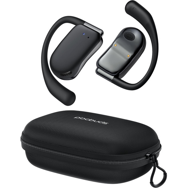 AI Translation Earbuds Real Time, 163 Language Translator Earbuds Open Ear Headphones with 80H Playtime Audifonos Traductores Ingls Espaol with Audio & Video Translation for Travel Business Learning