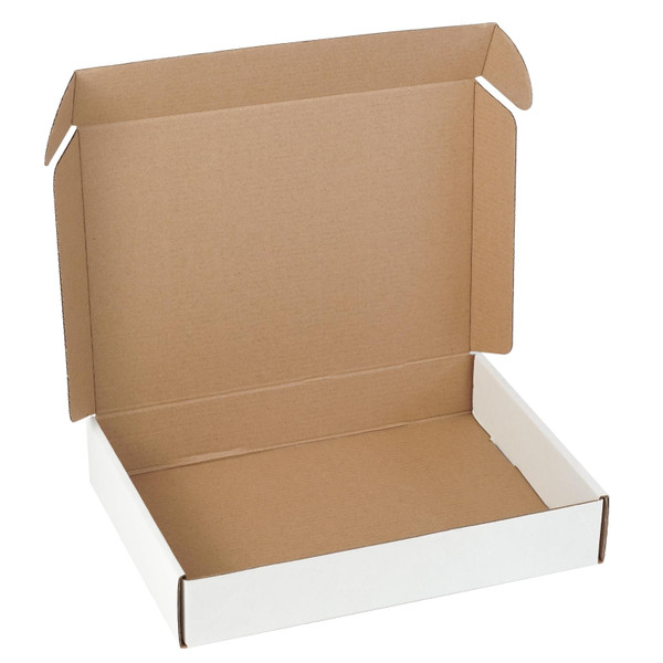 25 Pack 11"x8"x2" inch Small Shipping Boxes White Corrugated Cardboard Box for Small Business, Mailer, Shipping, and Packing