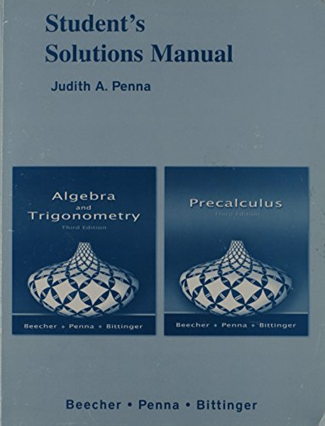 Algebra & Trigonometry Solutions Manual