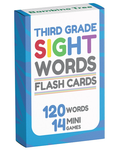 Sight Words Flash Cards 3rd Grade - 120 High Frequency Words from Dolch ...