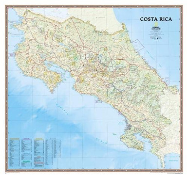 Costa Rica [Laminated] (National Geographic Reference Map ...