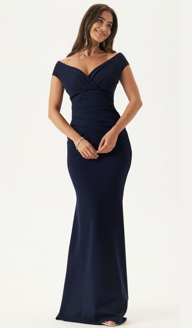 sachin and babi light blue dress Black Coast Sequin Party Long Sleeve Midi Dress With Feather Hem