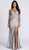 Beaded corset and satin combination glamour gown - Image 1