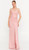 ROSE LACE CORSET FOIRMAL GOWN WITH LACE UP BACK - IMAGE 1