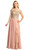 ROSE ROMANTIC BALLGOWN WITH METALLIC LACE - IMAGE 1