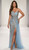 Hand beaded asymmetrical couture gown - Image 1