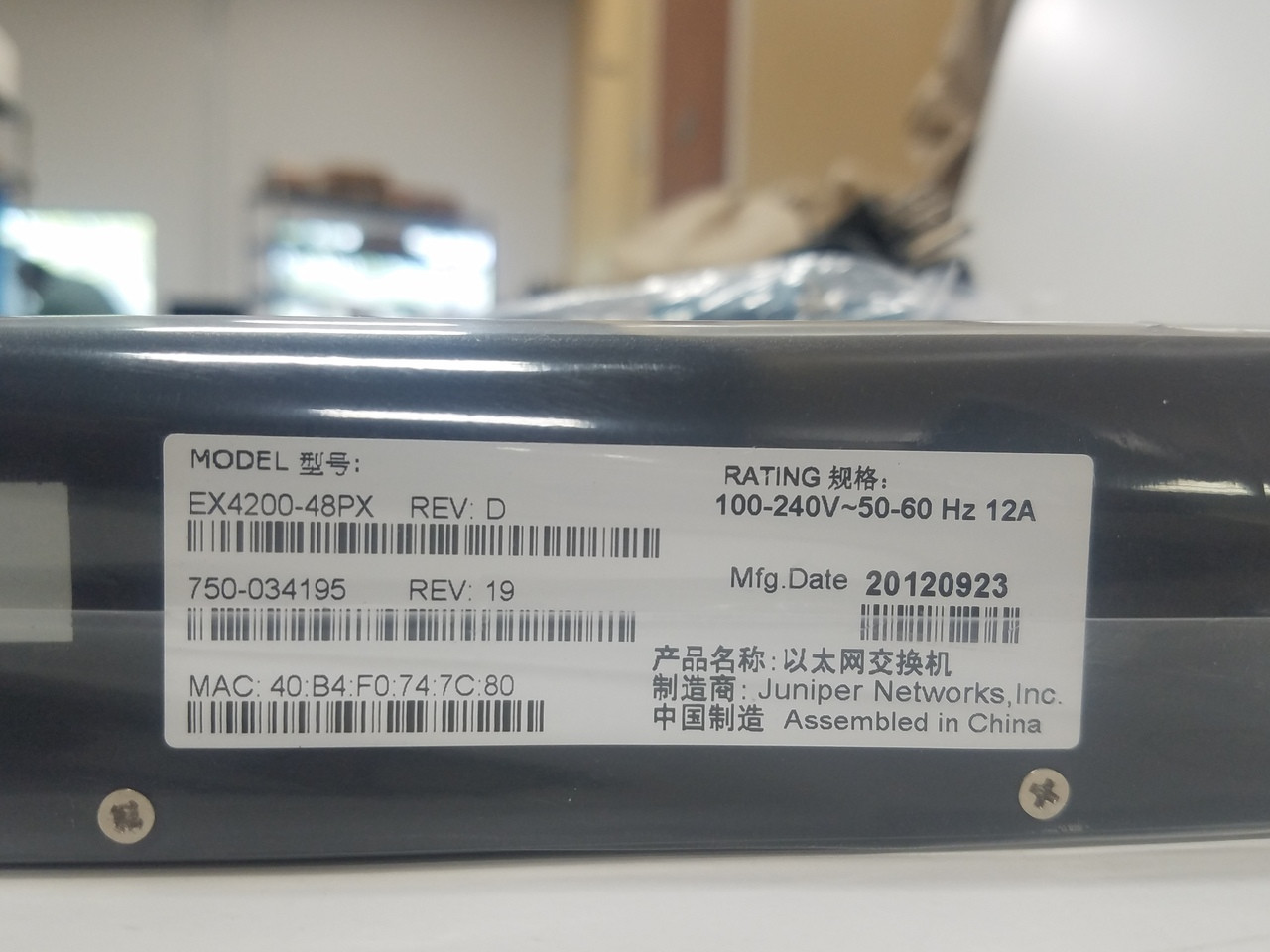 Juniper EX4200-48PX | 48 Ports Gigabit Switch |Refurbished L3 Switch