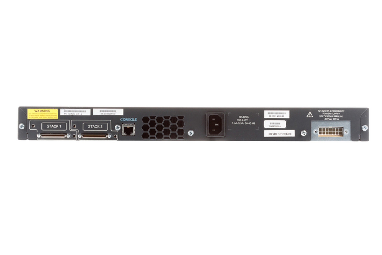 Cisco 3750G Series 24 Port Gigabit Switch WS-C3750G-24T-E