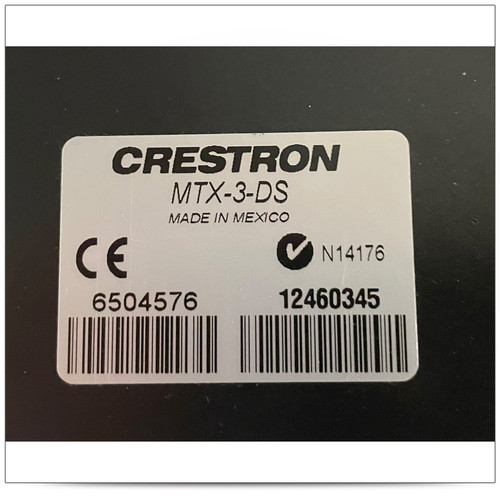 Crestron MTX-3 Touch Screen Remote with MTX-3-DS Docking Station and Power Adapter