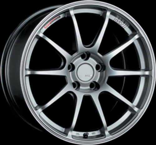 SSR GTV02 18x9.5 5x100 40mm Offset Phantom Silver Wheel FRS / BRZ