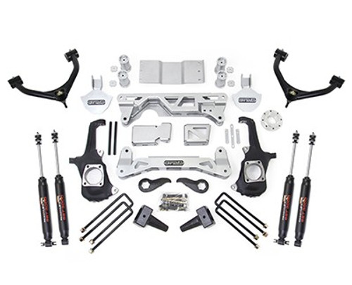 2011-2016 Chevy / GMC 2500HD-3500HD Complete Lift Kit with Shocks, 2WD/4WD, 7-8" Lift