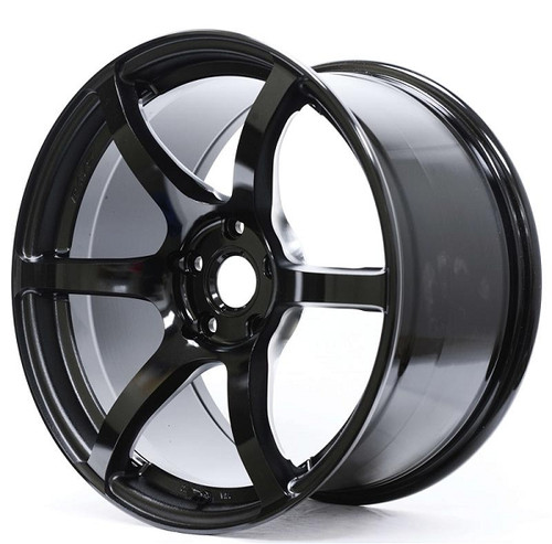 Gram Lights 57C6 18X8.5 +35 5-100 SEMI GLOSS BLACK