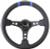 350mm Sport steering wheel (3" Deep) Black w/ Blue Double Center Marking