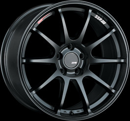 SSR GTV01 18x9.5 5x114.3 45mm Offset Flat Black Wheel S2000 / 11+ WRX / 08+ STI