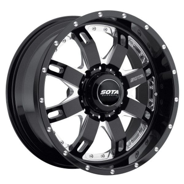 R.E.P.R. 8  20x9 8x6.5 0mm  Stealth Black (Satin Black)