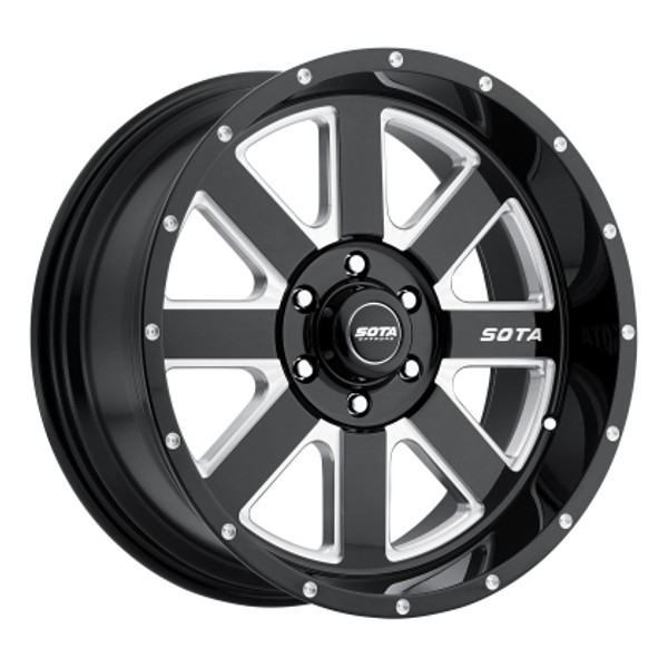 A.W.O.L. 20x9 8x180 0mm  Stealth Black (Satin Black)