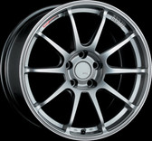 SSR GTV02 18x9.5 5x100 40mm Offset Phantom Silver Wheel FRS / BRZ