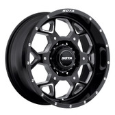 S.K.U.L. 24x10.5 6x135 -25mm  Death Metal (Black Milled)