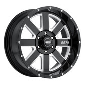 A.W.O.L. 20x10 8x6.5 -25mm  Stealth Black (Satin Black)