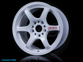 Gram Lights 57DR 15X8.0 +35 4-100 CHAMPION WHITE