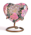 Elite Floral Blush Cloisonné, Heart Keepsake