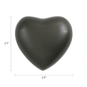 Slate Classic Flag, Heart Keepsake