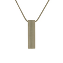 Pillar Necklace, Stainless Steel