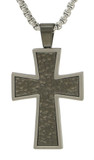 Cross Necklace, Onyx
