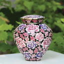 Filigree Floral Pink Cloisonné, Large/Adult