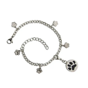 Paw Bracelet with Paw Charm