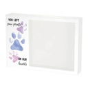 Shadowbox, Paw Prints Purple