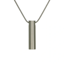 Cylinder Necklace, Pewter