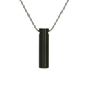 Cylinder Necklace, Black/Onyx