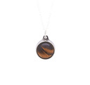 Pendant Necklace, Tiger Eye