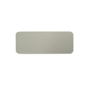 Metal Rounded Plate in Pewter Finish, Small