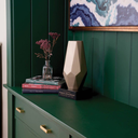 Black Marble Base, Gold Engraving