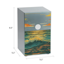 Life Canvas Ocean Landscape Pewter, Large/Adult