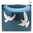 Blue Divine Flying Doves, Large/Adult