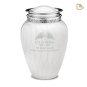 Pearl White and Silver Blessing, Large/Adult