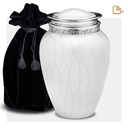 Pearl White and Silver Blessing, Large/Adult