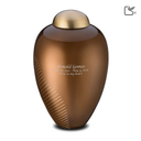 Elegant Leaf Bronze & Bru Gold, Large/Adult
